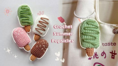 Tutorial Crochet Summer Popsicles - Ice Cream Pattern