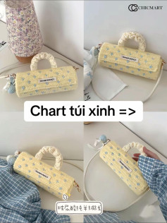 Tutorial Crochet Yellow Heart Underarm Bag Chart