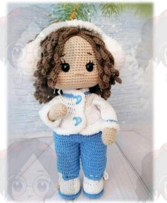 Tutorial Móc Len Búp bê Amigurumi Tóc Nâu Quăn: Hướng dẫn chi tiết cách móc tay và chân bằng tiếng Bồ Đào Nha