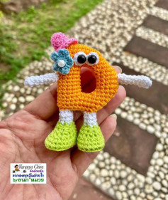 Tutorial Móc Len Búp bê Chữ D Cam