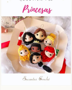 Tutorial Móc Len Búp bê Công chúa và Mũ Giáng sinh