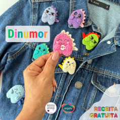 Tutorial Móc Len Con Khủng Long Dễ Thương Đa Màu