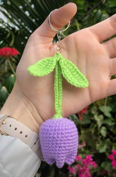 Tutorial Móc Len Hoa Tulip và Nón Tốt Nghiệp