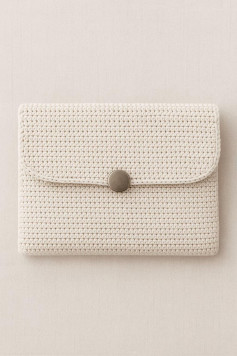 Tutorial para hacer Clutch de crochet con hilo algodón