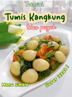 Tutorial Tumis Kangkung Telur Puyuh: Cách nấu rau muống xào trứng cút đơn giản, ngon miệng