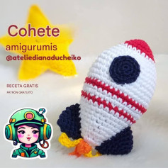 Tutoriel Crochet Fusée Amigurumi : Patron Gratuit