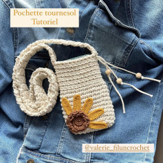 Tutoriel Pochette Tournesol au Crochet