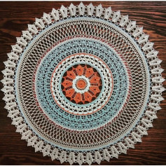 Two Special Crochet Patterns for Placemats and Wall Hangings with Charts