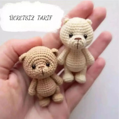 Ücretsiz Minik Gấu Móc Len Amigurumi - Hướng dẫn chi tiết từng bước