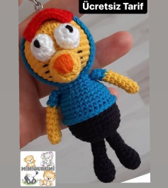 Ücretsiz Tarif Mini Kral Sakir Amigurumi Örgü Modeli