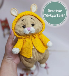 Ücretsiz Türkçe Farecik Mucize Modeli ve Örgü Kazak Tarifi