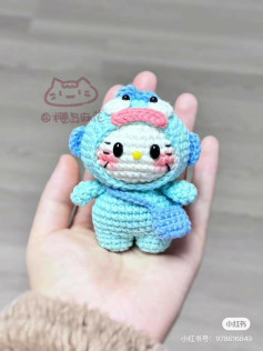 Ugly Fish Kitty Full Body Amigurumi Crochet Pattern