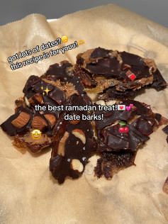 Viral Date Bark Recipe: Dark Chocolate, Nut Butter & Almonds for Ramadan