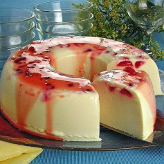 White Chocolate and Cherry Pudding Cake Recipe
