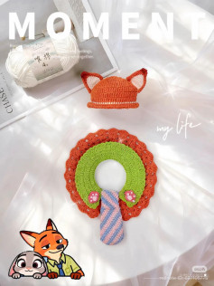 Zootopia Nick Wilde Crochet Hat and Scarf Pattern Tutorial