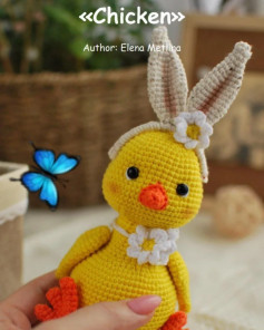 Amigurumi Chicken Pattern: Step-by-Step Crochet Tutorial for Yellow Bunny Chick Doll