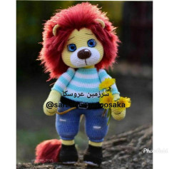 Amigurumi Lion Doll Crochet Pattern Tutorial with Step-by-Step Instructions