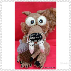 Amigurumi Mammoth Crochet Pattern: Full Persian Translation Tutorial for Body, Tusks, Ears, and Legs