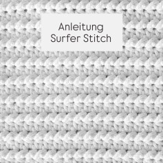 Anleitung Surfer Stitch: Häkelanleitung und Chart für Wellenreiter Muster