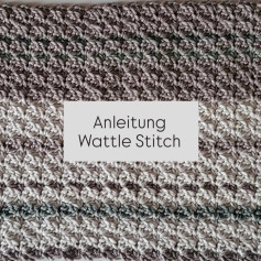 Anleitung Wattle Stitch: Häkelanleitung mit Diagramm und Tipps für Decken und Topflappen