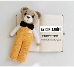 Ayıcık Tarifi - Crochet Bear Pattern with Detailed Instructions