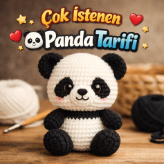 Çok İstenen Panda Tarifi: Adım Adım Mükemmel Amigurumi Örüntüsü