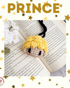 Crochet Amigurumi Prince Doll Pattern: Head, Ears, Hair and Cord Instructions