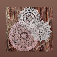 Crochet Flat Chart Pattern for Intricate Lace Doilies