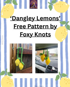 Dangley Lemons Free Crochet Pattern by Foxy Knots