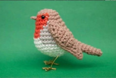 European Robin Free Crochet Pattern