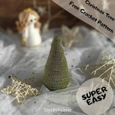 Free Amigurumi Crochet Pattern: Christmas Tree by ToysByValerie