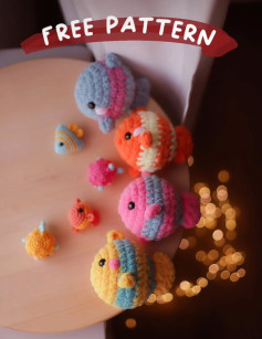 Free Amigurumi Fish Crochet Pattern with Step-by-Step Instructions and Materials List