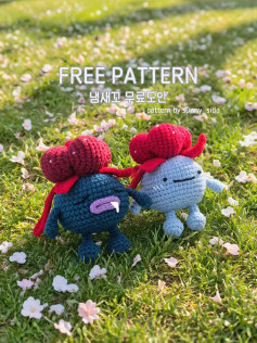 Free Crochet Pattern for Cute Mushroom Amigurumi Dolls by s0nny_side