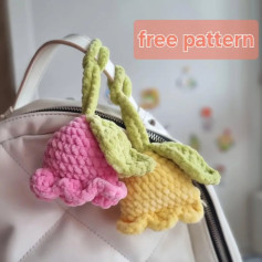 Free Crochet Tulip Pendant Pattern with Detailed Instructions