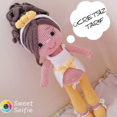 Hamile Bebek Amigurumi Ücretsiz Manken Örgü Tarifi