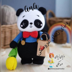 Hướng dẫn chi tiết cách móc búp bê gấu trúc Anla dễ thương