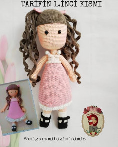 HƯỚNG DẪN MÓC BÚP BÊ AMIGURUMI: CHART CHI TIẾT ĐẦU, TAY VÀ CHÂN