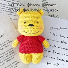 HƯỚNG DẪN MÓC GẤU POOH (POOH BEAR) - CHART TIẾNG THỔ
