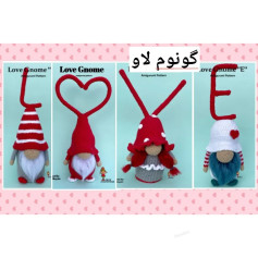 Love Gnome Amigurumi Pattern: Detailed Crochet Instructions for Body, Beard, Hat, and Letter L