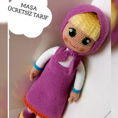 Maşa Bebek Ücretsiz Mıknatıs Tarifi ve Malzemeler