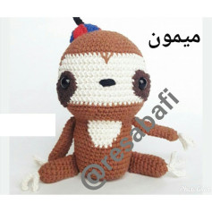 Mimoun - Hướng dẫn chi tiết cách móc len búp bê khỉ amigurumi dễ thương, kèm hình ảnh minh họa từng bước và các mẫu thú bông khác
