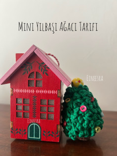 Mini Yılbaşı Ağacı Amigurumi Tarifi - Yeşil İple Mükemmel Noel Dekorasyonu