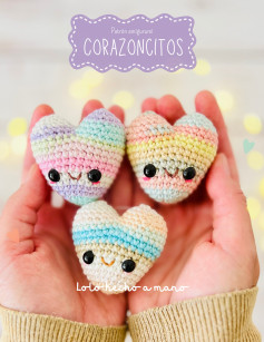 Patrón Amigurumi Corazoncitos: Tutorial Completo de Móc Len Hình Trái Tim Pastel Ngọt Ngào