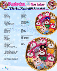 Patrón Amigurumi Oso Lotso - Guía de Tejido Completa