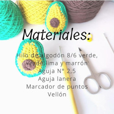 Patrón Gratuito Amigurumi Palta: Guía Paso a Paso para Tejer Aguacate Mimoso con Hilo de Algodón