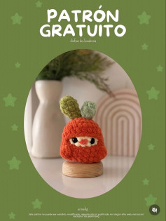 Patrón Gratuito de Crochet: Disfraz de Zanahoria para Mini Pollito Amigurumi