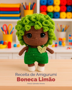 Receita de Amigurumi Boneca Limão: Guia Completo com Materiais e Passo a Passo
