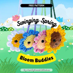 Swinging Spring Bloom Buddies Free Crochet Pattern