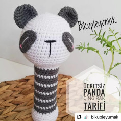 Ücretsiz Panda Çıngırak Tarifi: Adım Adım Mükemmel Bir Bebek Oyuncuğu Yapımı